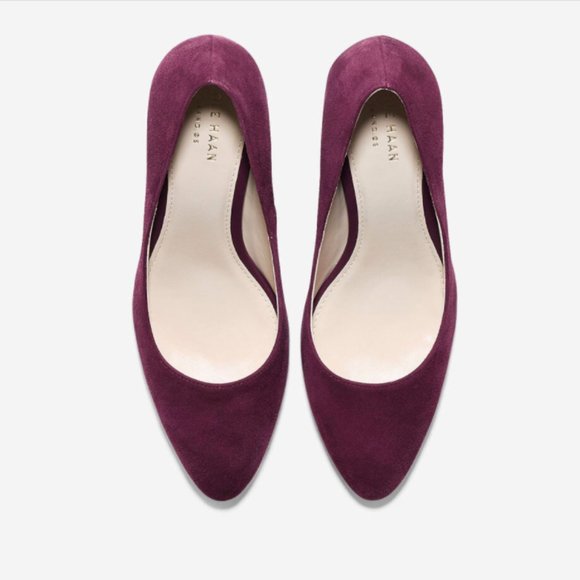 New Cole Haan Alanna Pump in Tawny Port Suede - Picture 4 of 17